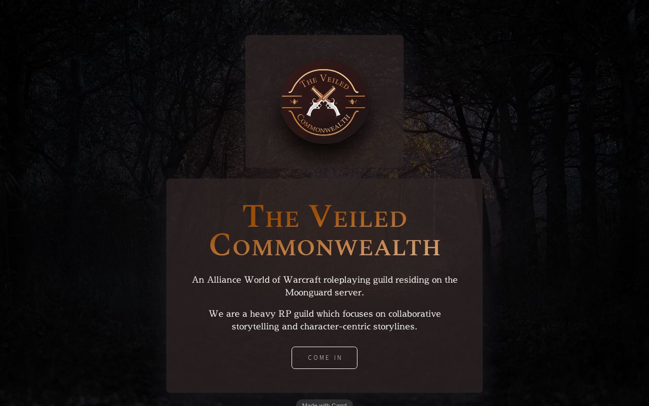 Carrd profile picture for @commonwealth